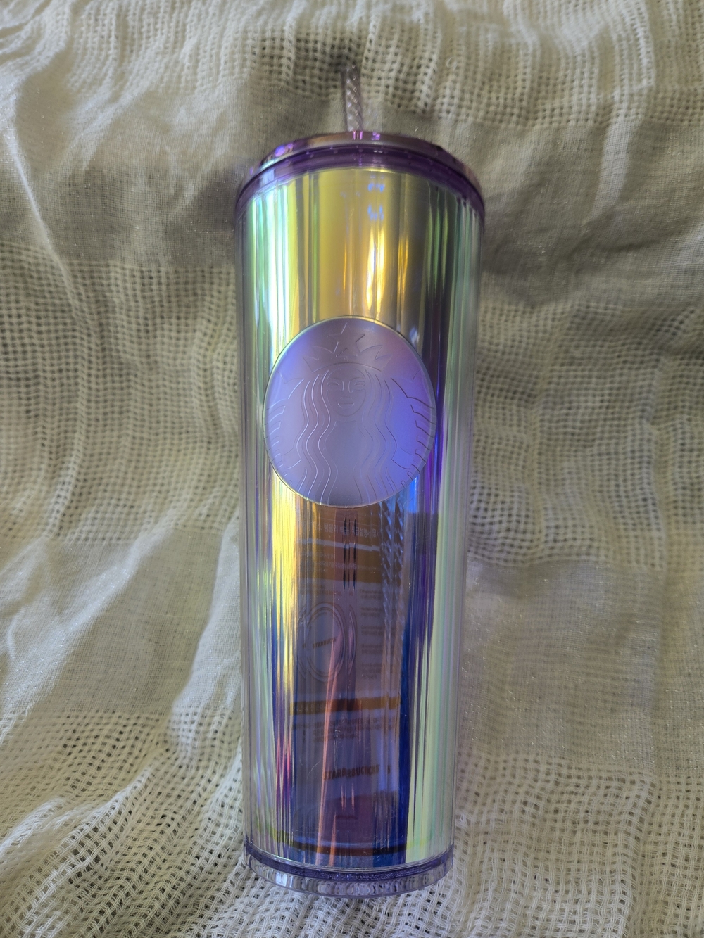 Starbucks Iridescent Purple Travel Tumbler - Tall Cold Cup